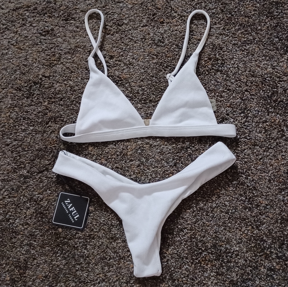 White bikini